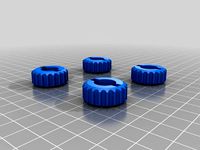thumbwheel for wingnuts of wanhao duplicator i3 by smcameron