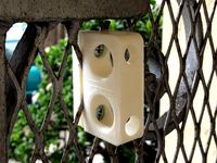 Pinkie Handle for latch-only deadbolt door by 3E8
