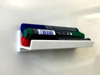 Customizable Magnetic Whiteboard Tray (parametric) by crox