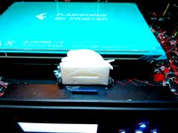 FlashForge Creator Pro - SD Card Cover Assembly (hinged) by TTB_Studios