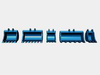Excavator Buckets by Bimiss