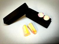 Foam Ear Plug Case by handya