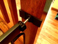 Customizable Baby Gate Support by cfinke