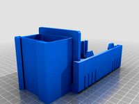 Sixteenth Box 32 Side and End With 35mm Dinrail Clip with screwdriver catch by Belian76