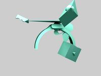Rotational painter near a Steve/Zombie by shivinteger