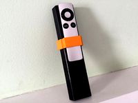 AppleTV + Sony TV remote control holder by heraldomedeiros