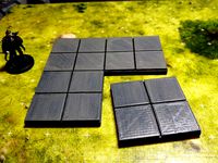 threednd - modular flat four tile floor by donald_stouffer