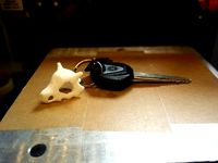 Cubone Pokemon Skull Keychain by sotenck