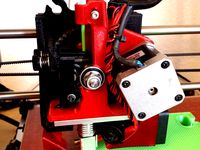 TAZ 5 strengthened Extruder Body with filament tube holder by Sebastian_v650