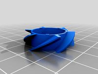 E3D V6 30mm Fan blade replacement by tarcus