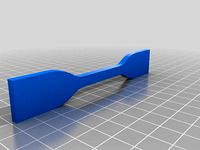 Tensile test bar - type IV by Greti