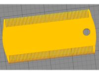 Double Flea Comb for Cat or Monkey by Glompie