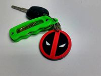 Deadpool Keychain by Makers_Place