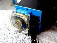 Wanhao Duplicator i3 backplate for control box for 80mm fan cooler adapter by JonBAL
