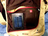 Solar Charger Backpack Mount by BryanHaley