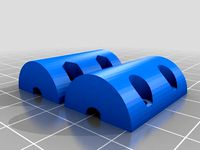 Z Rod Coupler: 4.5mm flat motor shaft to 5mm threaded rod by swapsCAPS