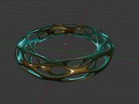 Voronoi Bracelet by O3D