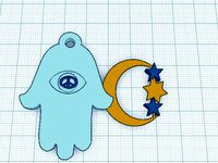 Hamsa moon by melanir8893