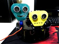Ultrasonic Sensor Mount for SG90 Servo by modelatolyesi