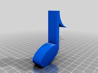 Musical Note Paperweight by NathanClinnick