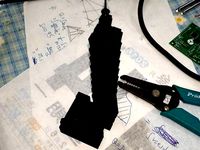 Taipei 101 - simple version (1/3333) by blackrice000