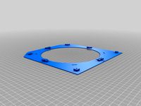 CTC (Replicator Dual) 200mm FAN Support by constantin33