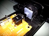 Toshiba 42ZV555DB replacement power switch actuator part by a1b0hph0b1a