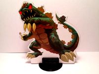 Game Piece Stand (Kings of Tokyo) by MrBundles