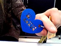 School Theme Key Chain #MakerEdChallenge by Donlink13