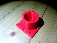 PET Soda Bottle thread to 50x50 plate by axelsp