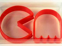 Pacman And Ghost Cookie Cutter by BoopyDoopy