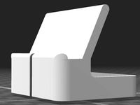 Cased iPhone 5S dock with taller support  by Joeymg08