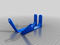 Asus RT-AC68U Wall mount bracket by benwfowler