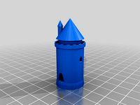 Castle With Turret by kjair123