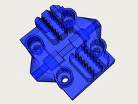 Kossel Mini carriage for MGN12H by jinx