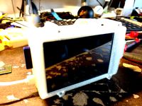 Raspiberry Pi B with 3.5in LCD case by kelsier