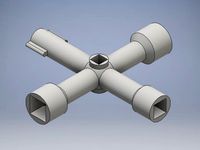 Multi tool key for electrical panels and others by ivgoca