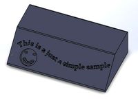 Desktop Name Plate with Logo by KevinJohnson123