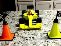 Checkered Flag for Traffic Cone by Flashsolutions