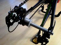 Fahrrad Transportsicherung / Rear Wheel Hub Dummy for Transportation by CBiker