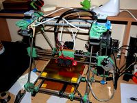 Mount to fit a Diamond Hot End on ReprapPro Mendel 3   by deckingman