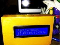 Case for Raspberry Pi 2 / B+ 1602 LCD by Nfarrow
