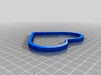 Heart Refrigerator Magnet by 3D4MELLC