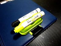 Whiteboard eraser Marker-Holder by SebastianGNU