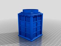 Tardis Red Bull Koozie by AirportMichael
