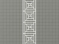 Geometric Cutout Bookmark by ScienceGirl333