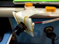 Camera Mount for Full 3D Print Y6 HexaCopter Flame by WindoAC