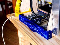 Y-Axis Back Plate Assembly for MakerFarm 8", 10" or 12" Prusa i3v by GeoDave