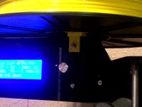 Simple Prusa i3 Filament Spool Holder. (Makerbot 2kg spools) by davidbananas999