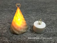 Decoration of LED candle by Eunny